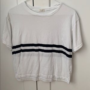 Navy & White Brandy Melville Shirt
